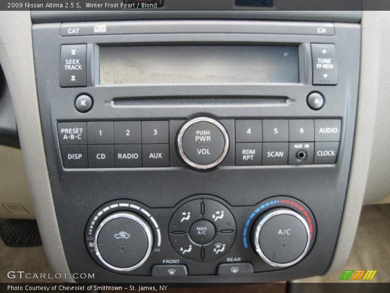 Winter Frost Pearl / Blond 2009 Nissan Altima 2.5 S