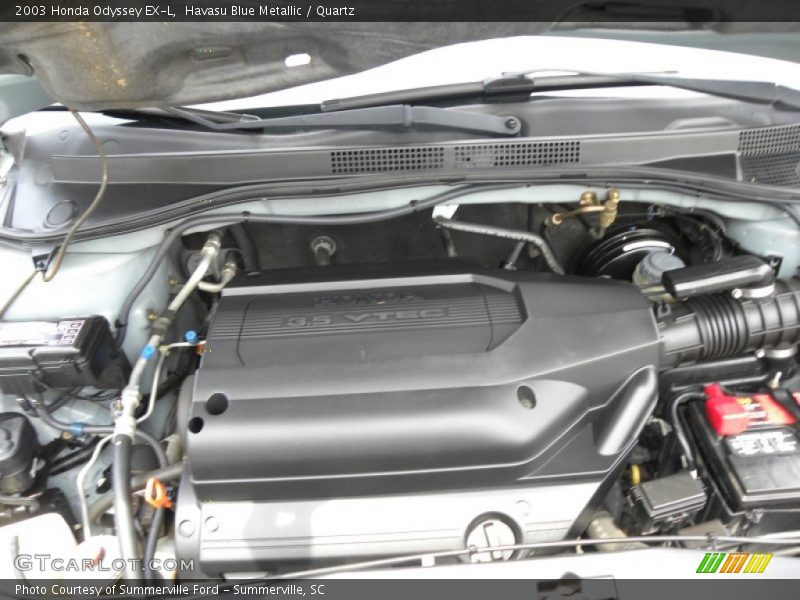 Havasu Blue Metallic / Quartz 2003 Honda Odyssey EX-L