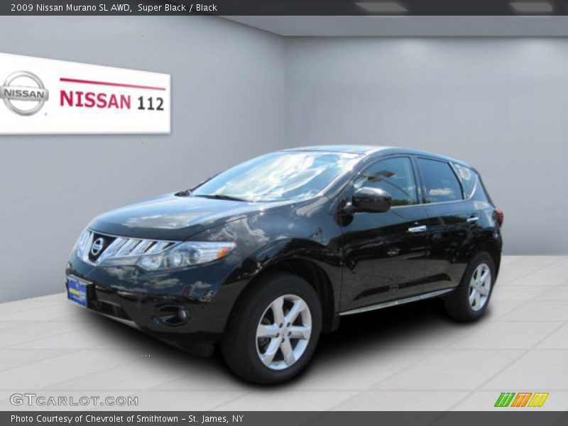 Super Black / Black 2009 Nissan Murano SL AWD