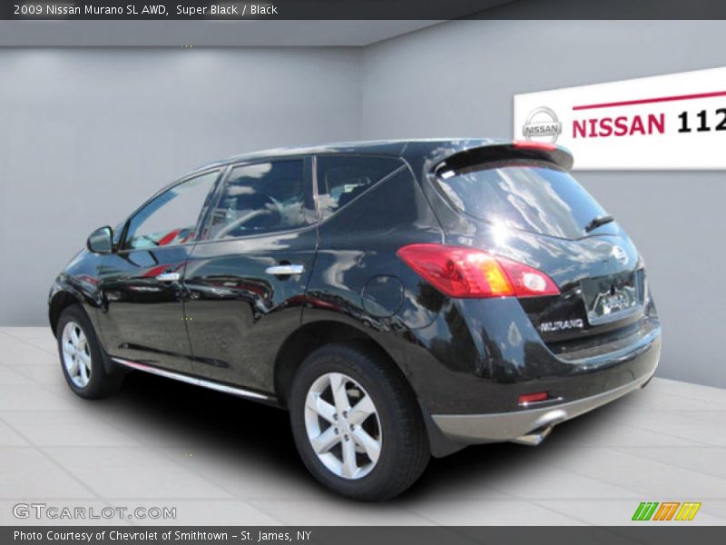 Super Black / Black 2009 Nissan Murano SL AWD
