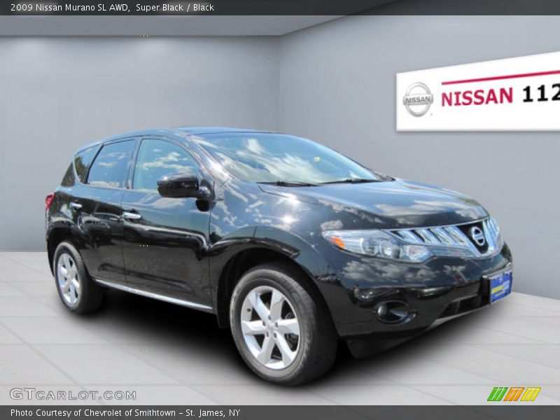 Super Black / Black 2009 Nissan Murano SL AWD