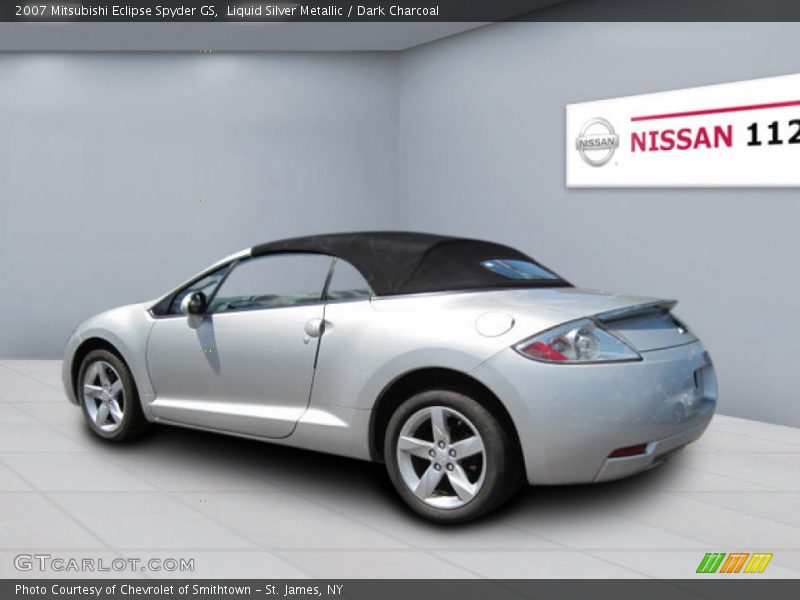 Liquid Silver Metallic / Dark Charcoal 2007 Mitsubishi Eclipse Spyder GS