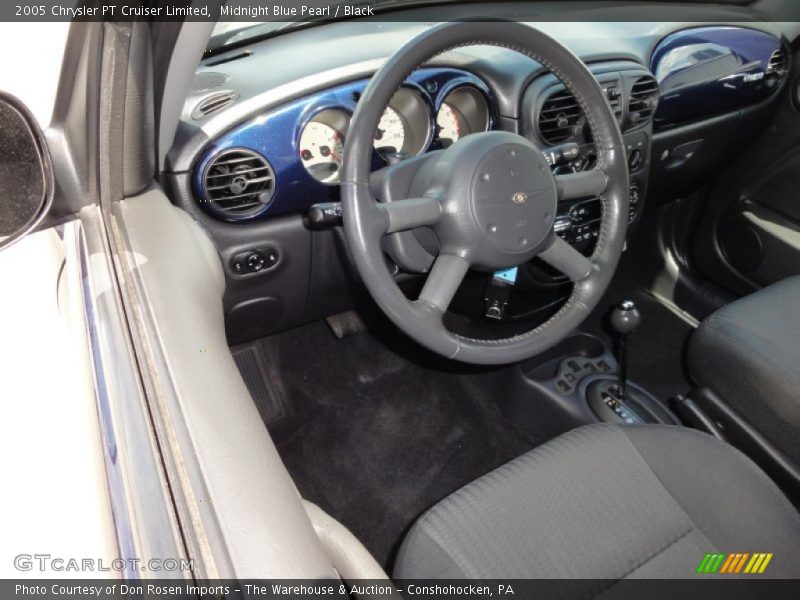 Midnight Blue Pearl / Black 2005 Chrysler PT Cruiser Limited
