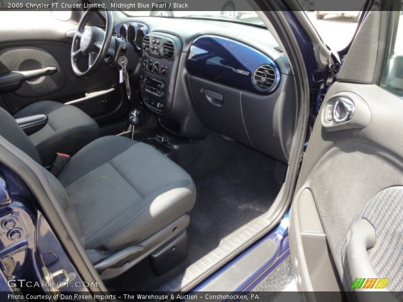 Midnight Blue Pearl / Black 2005 Chrysler PT Cruiser Limited