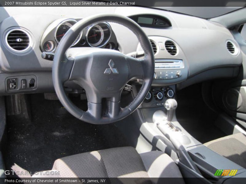 Liquid Silver Metallic / Dark Charcoal 2007 Mitsubishi Eclipse Spyder GS