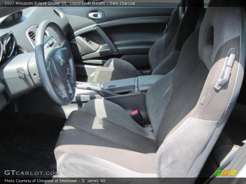 Liquid Silver Metallic / Dark Charcoal 2007 Mitsubishi Eclipse Spyder GS
