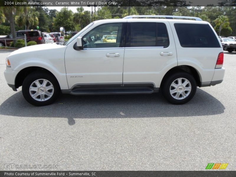 Ceramic White Tri Coat / Dove Grey 2004 Lincoln Aviator Luxury