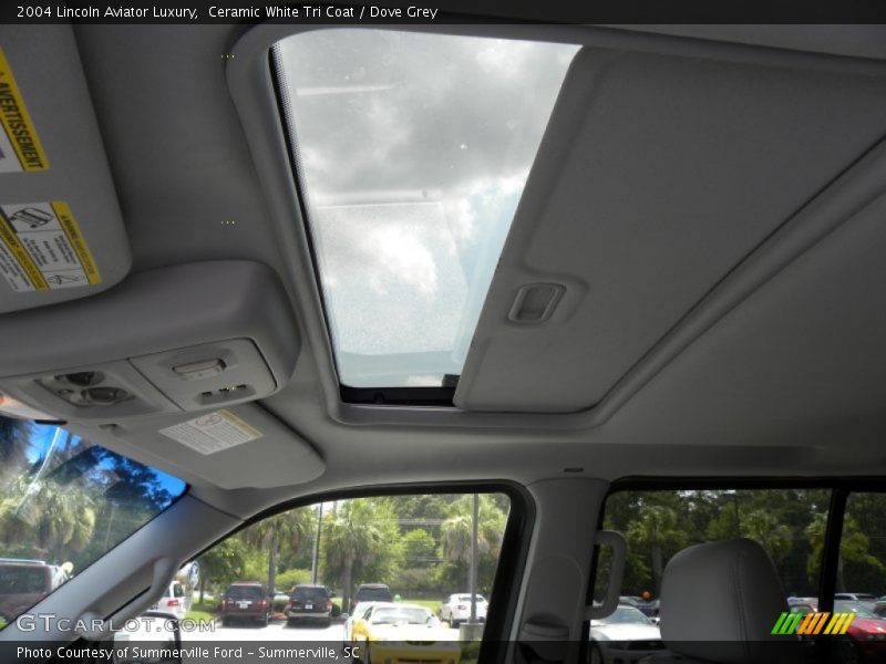 Ceramic White Tri Coat / Dove Grey 2004 Lincoln Aviator Luxury