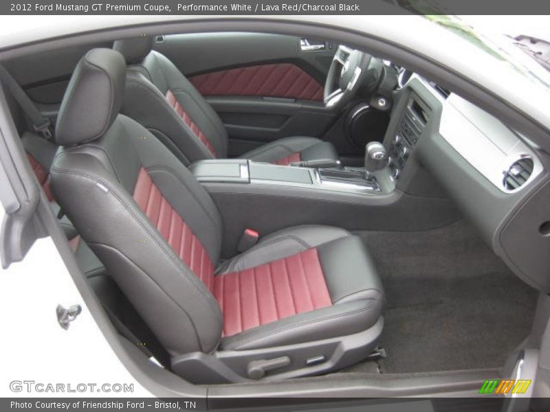  2012 Mustang GT Premium Coupe Lava Red/Charcoal Black Interior