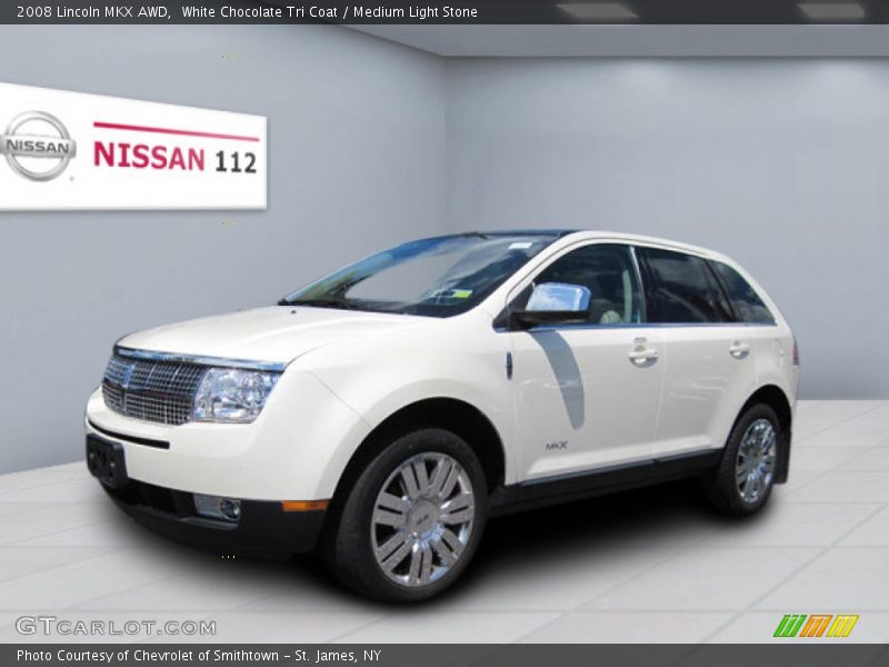 White Chocolate Tri Coat / Medium Light Stone 2008 Lincoln MKX AWD