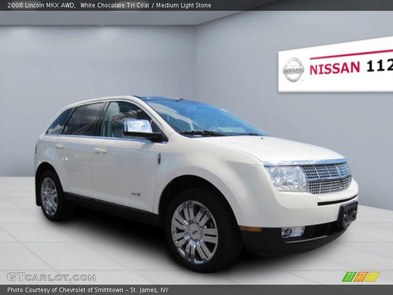 White Chocolate Tri Coat / Medium Light Stone 2008 Lincoln MKX AWD