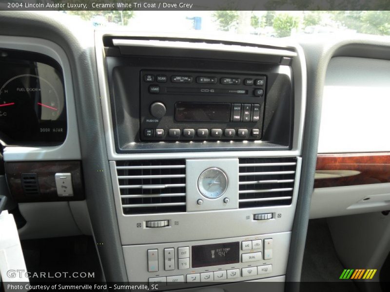 Controls of 2004 Aviator Luxury