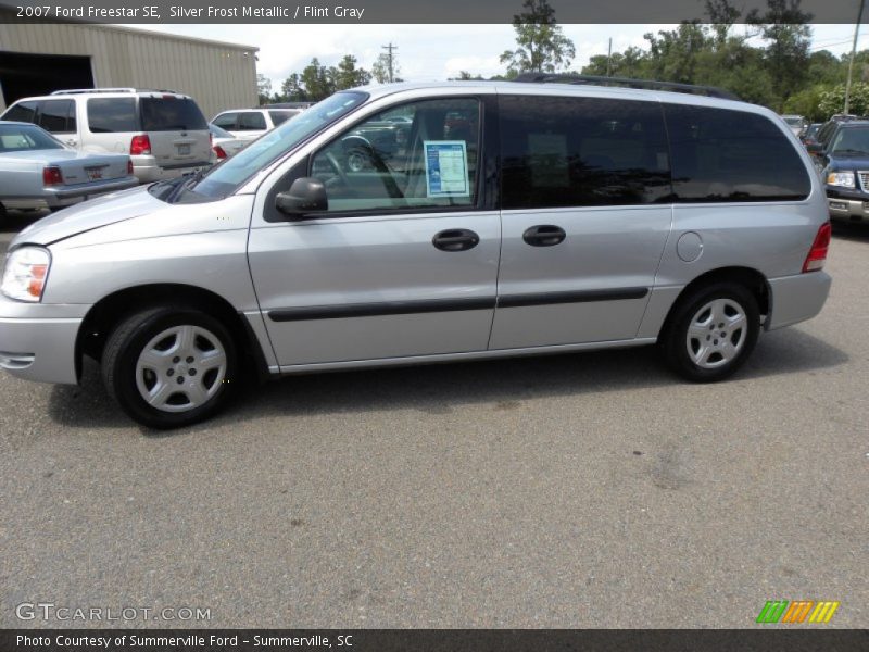 Silver Frost Metallic / Flint Gray 2007 Ford Freestar SE