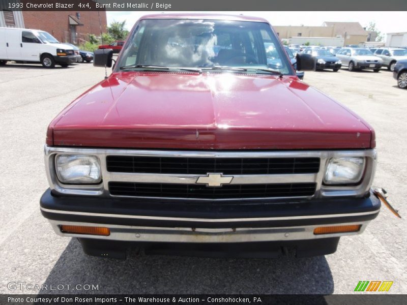 Burnt Red Metallic / Beige 1993 Chevrolet Blazer  4x4