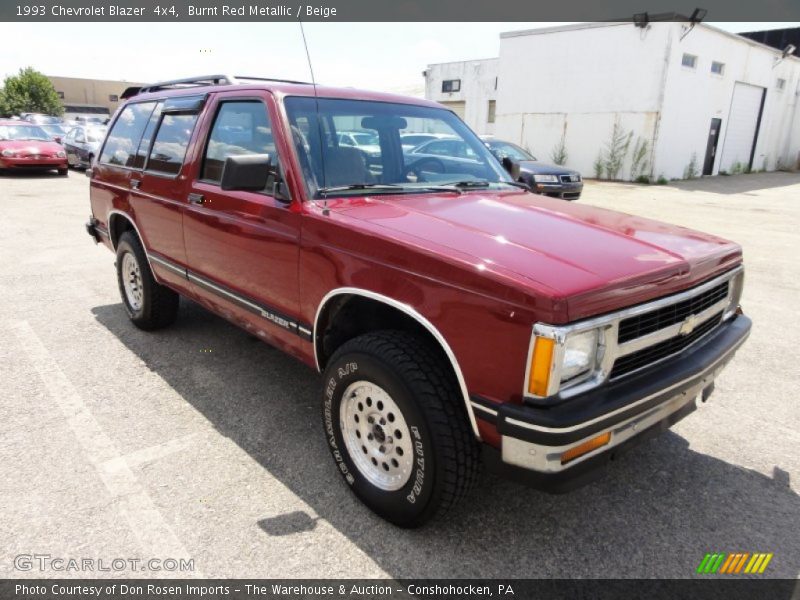Burnt Red Metallic / Beige 1993 Chevrolet Blazer  4x4