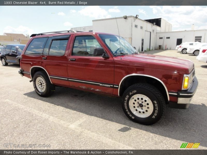 Burnt Red Metallic / Beige 1993 Chevrolet Blazer  4x4