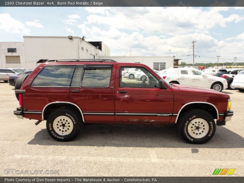 Burnt Red Metallic / Beige 1993 Chevrolet Blazer  4x4