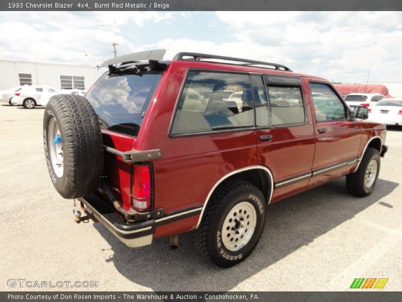 Burnt Red Metallic / Beige 1993 Chevrolet Blazer  4x4