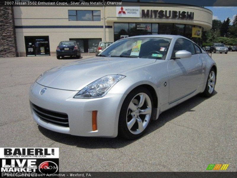 Silver Alloy Metallic / Charcoal 2007 Nissan 350Z Enthusiast Coupe