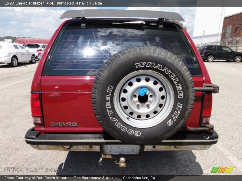 Burnt Red Metallic / Beige 1993 Chevrolet Blazer  4x4
