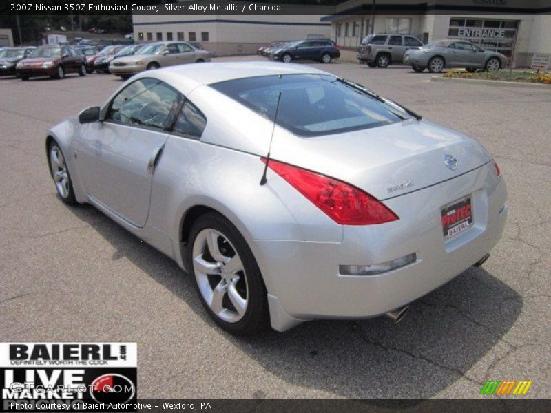 Silver Alloy Metallic / Charcoal 2007 Nissan 350Z Enthusiast Coupe