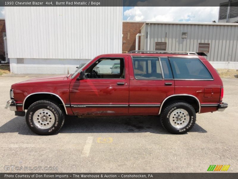  1993 Blazer  4x4 Burnt Red Metallic