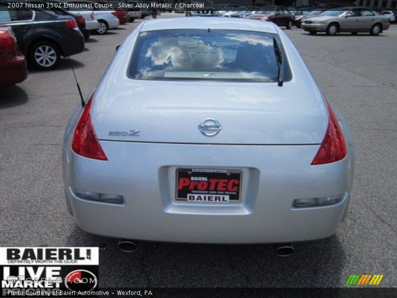 Silver Alloy Metallic / Charcoal 2007 Nissan 350Z Enthusiast Coupe