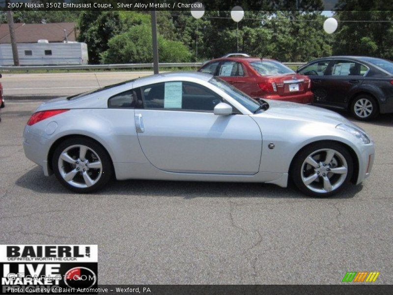 Silver Alloy Metallic / Charcoal 2007 Nissan 350Z Enthusiast Coupe