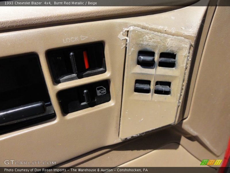 Burnt Red Metallic / Beige 1993 Chevrolet Blazer  4x4