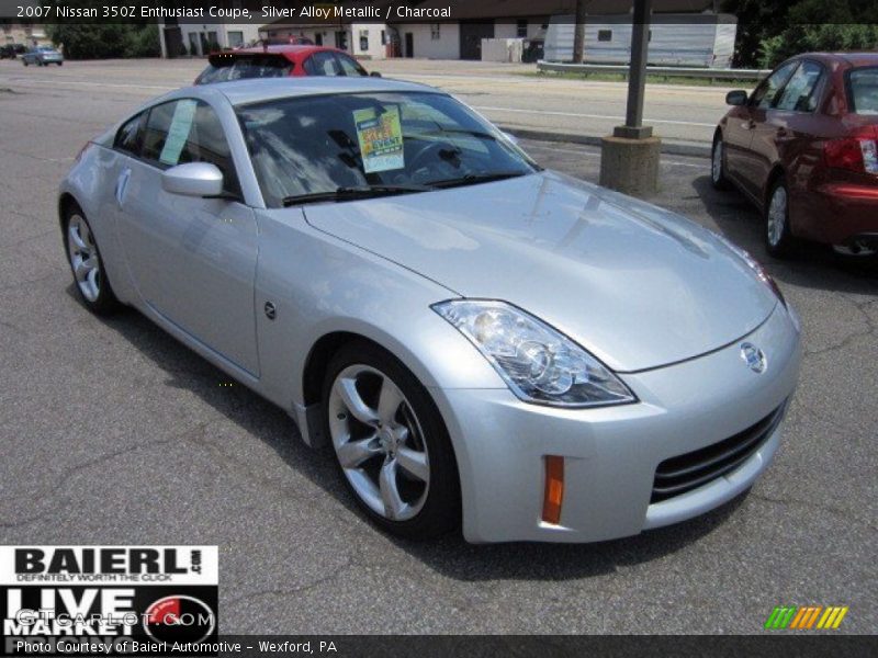 Silver Alloy Metallic / Charcoal 2007 Nissan 350Z Enthusiast Coupe