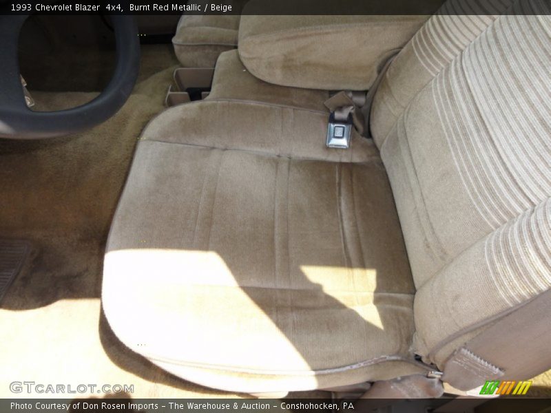 Burnt Red Metallic / Beige 1993 Chevrolet Blazer  4x4