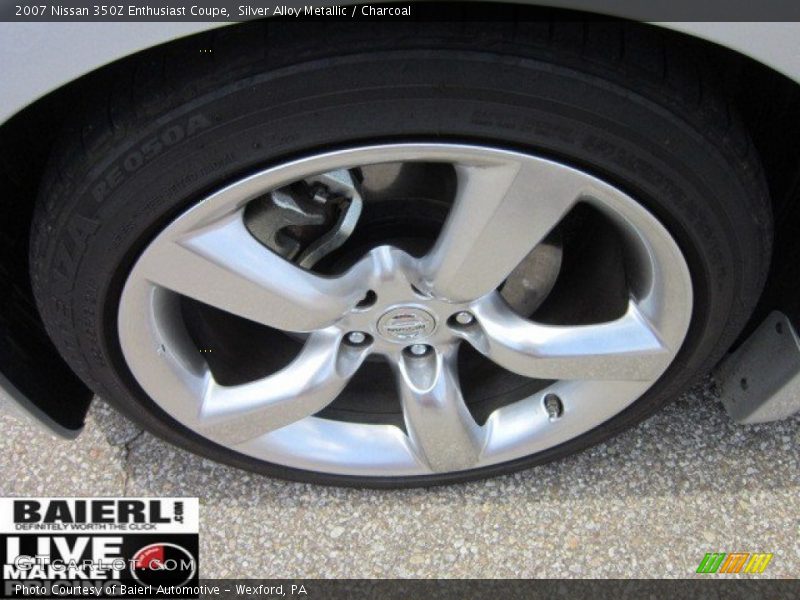 Silver Alloy Metallic / Charcoal 2007 Nissan 350Z Enthusiast Coupe