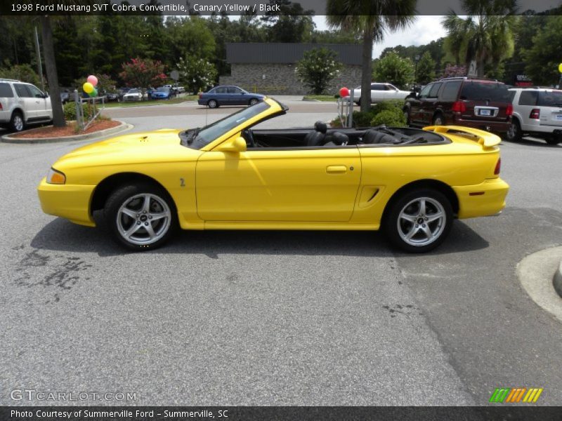  1998 Mustang SVT Cobra Convertible Canary Yellow