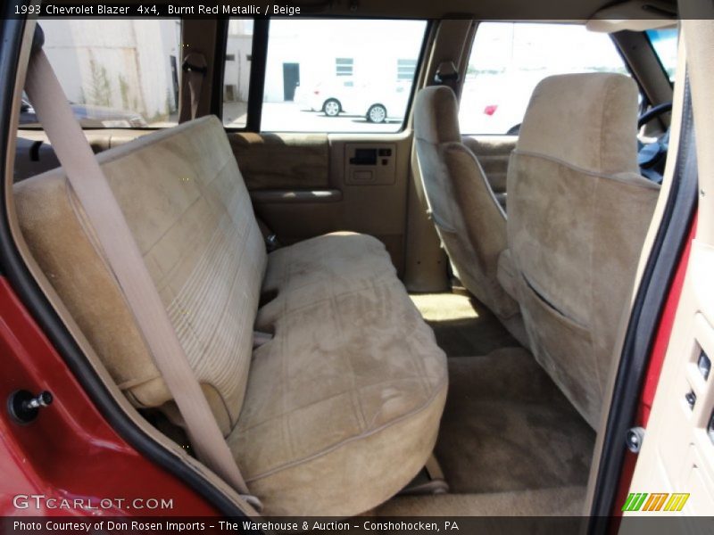 Burnt Red Metallic / Beige 1993 Chevrolet Blazer  4x4