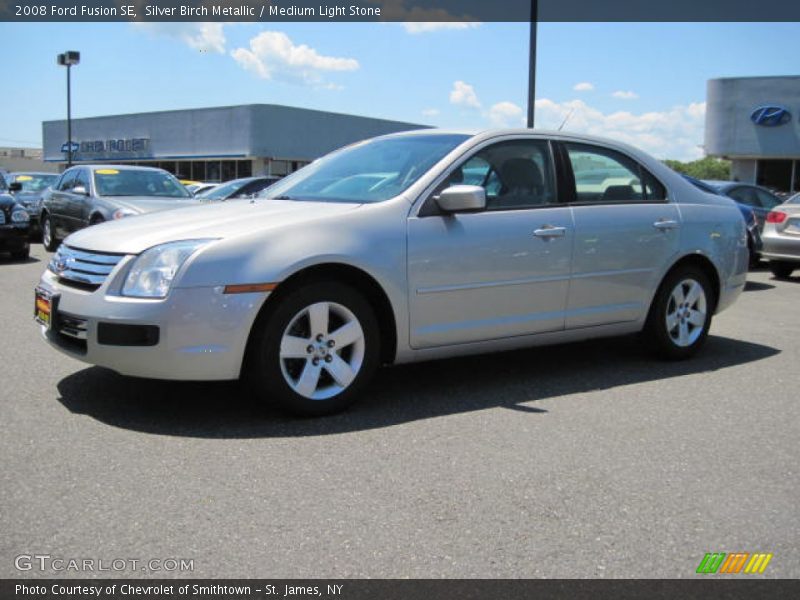 Silver Birch Metallic / Medium Light Stone 2008 Ford Fusion SE