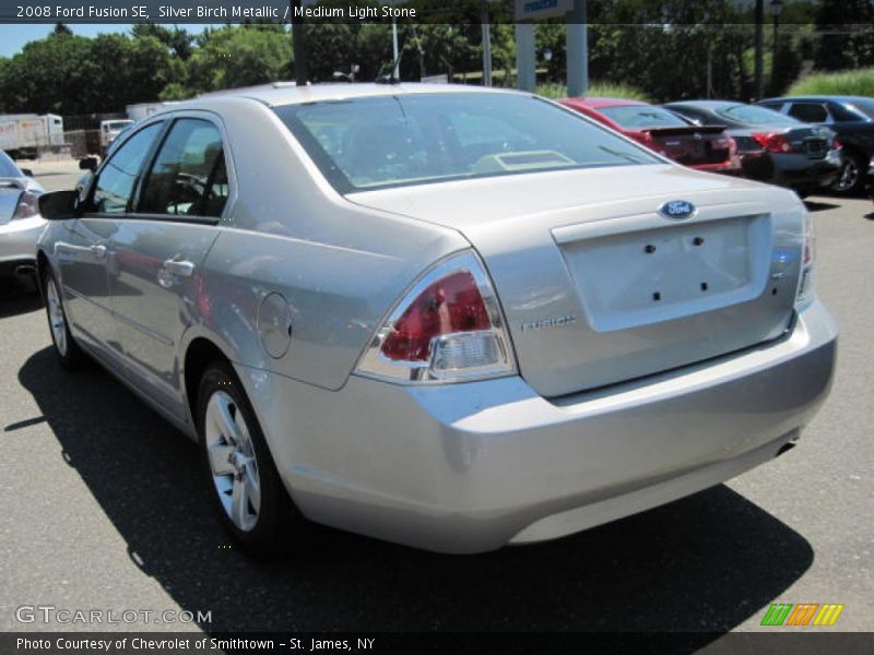 Silver Birch Metallic / Medium Light Stone 2008 Ford Fusion SE