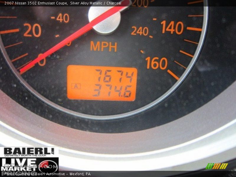Silver Alloy Metallic / Charcoal 2007 Nissan 350Z Enthusiast Coupe