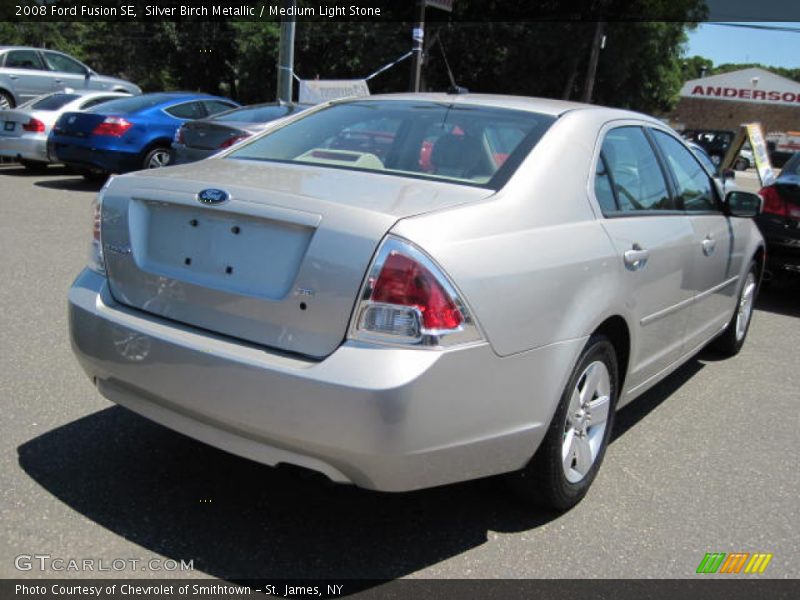 Silver Birch Metallic / Medium Light Stone 2008 Ford Fusion SE