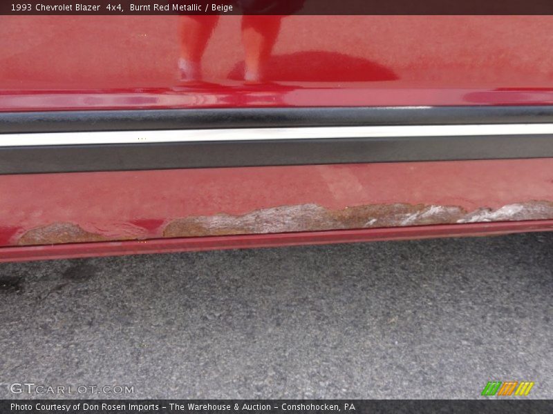 Burnt Red Metallic / Beige 1993 Chevrolet Blazer  4x4