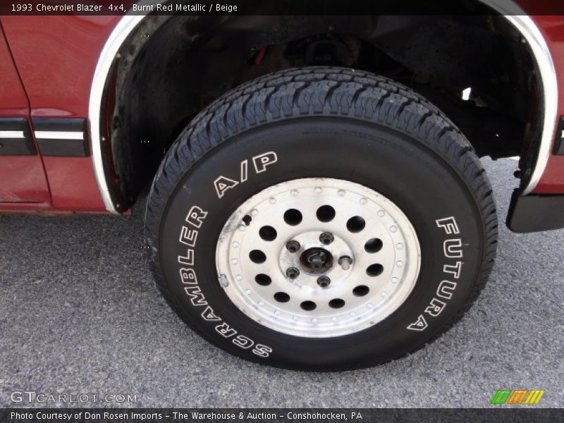 Burnt Red Metallic / Beige 1993 Chevrolet Blazer  4x4