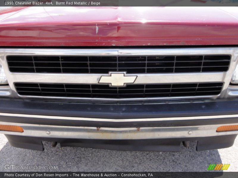 Burnt Red Metallic / Beige 1993 Chevrolet Blazer  4x4