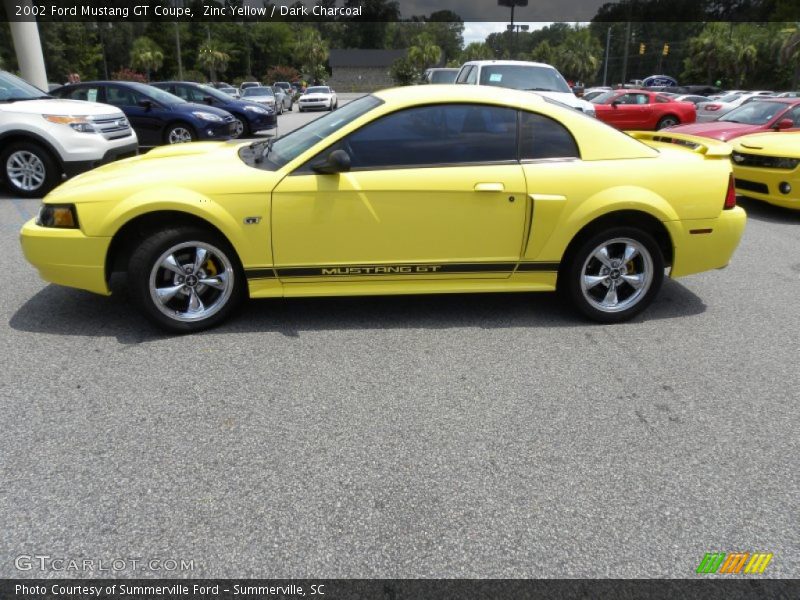  2002 Mustang GT Coupe Zinc Yellow