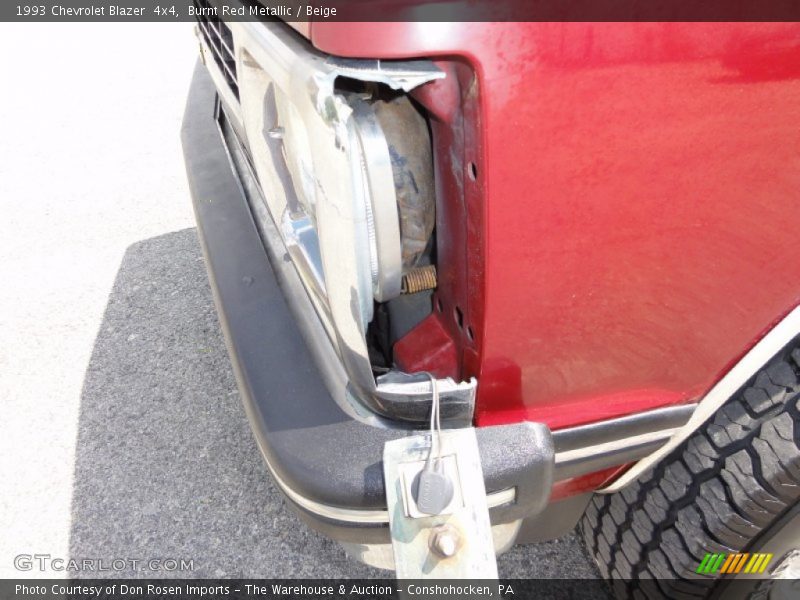 Burnt Red Metallic / Beige 1993 Chevrolet Blazer  4x4