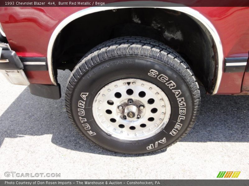 Burnt Red Metallic / Beige 1993 Chevrolet Blazer  4x4