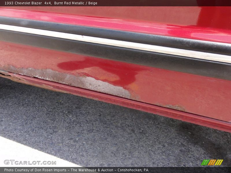 Burnt Red Metallic / Beige 1993 Chevrolet Blazer  4x4