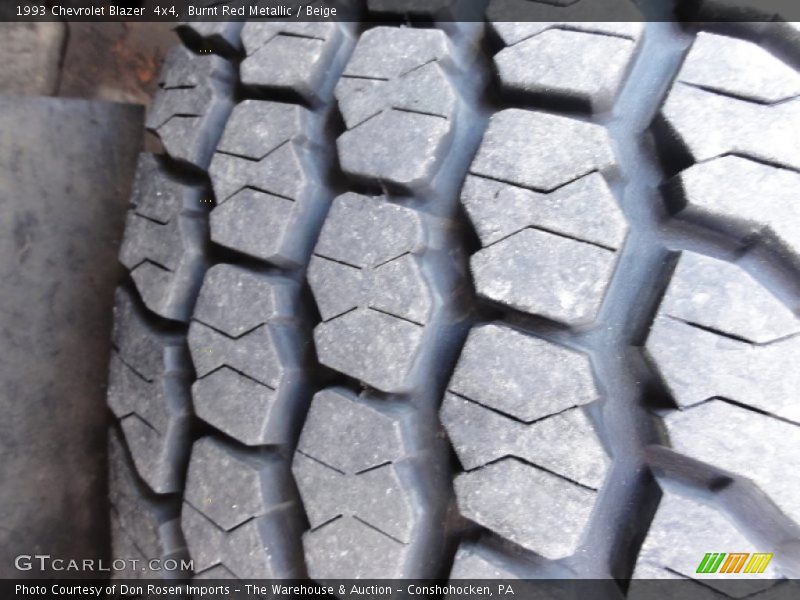 Burnt Red Metallic / Beige 1993 Chevrolet Blazer  4x4