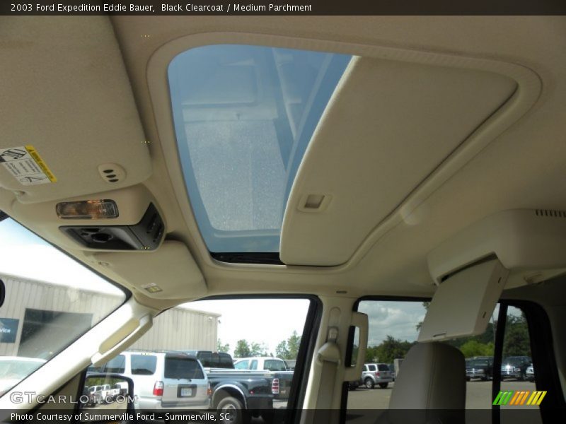 Black Clearcoat / Medium Parchment 2003 Ford Expedition Eddie Bauer
