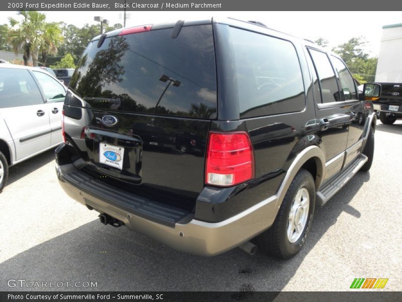 Black Clearcoat / Medium Parchment 2003 Ford Expedition Eddie Bauer