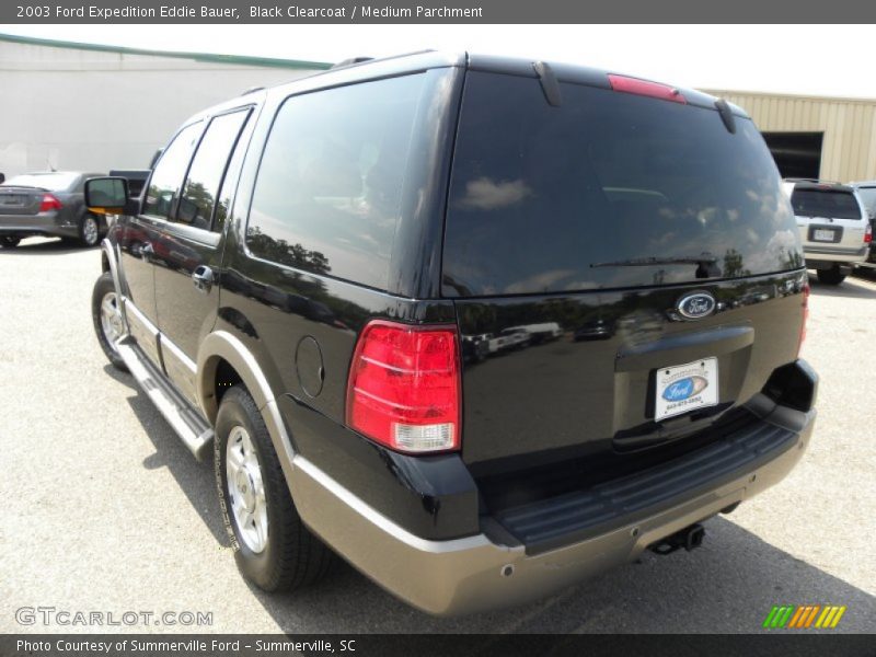 Black Clearcoat / Medium Parchment 2003 Ford Expedition Eddie Bauer