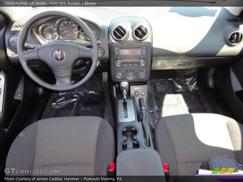 Gold Mist Metallic / Ebony 2009 Pontiac G6 Sedan